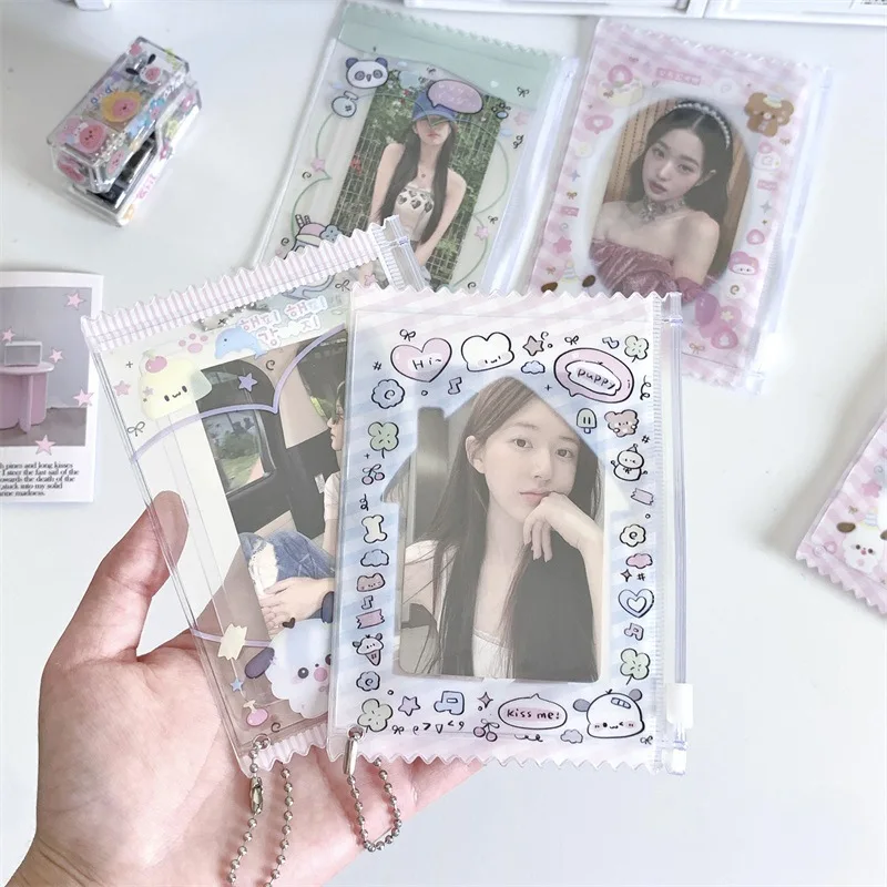 Ins Style Candy Packing Bags Shaped Photo Card Holder for 3 inch Photo Kawaii Photo Sticker Holder Bag K-Pop Idol Photocard Case