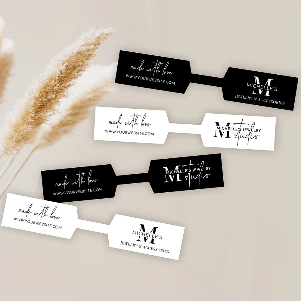 Étiquette de Prix Personnalisée pour Affichage de Bijoux, Autocollants Auto-Adhésifs pour Réparation de Boucles d'Oreilles, 100 Pièces