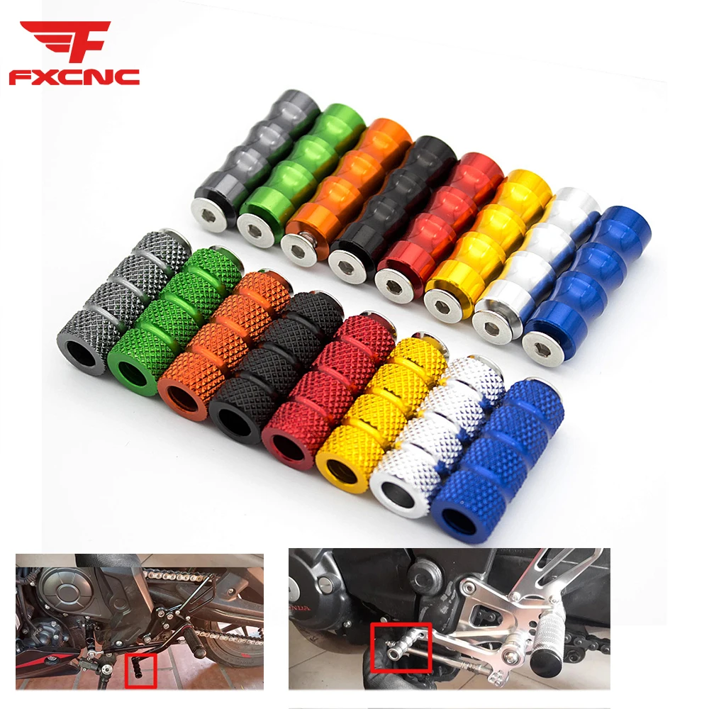 

Motorcycle Gear Shift Brake Lever Toe Pegs Toepegs Pedals Footpegs For Honda Ducati Yamaha Suzuki Kawasaki Racing Rearset