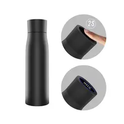 500ml Self cleaning uv water bottle long-term insulated smart thermos with drinking reminder