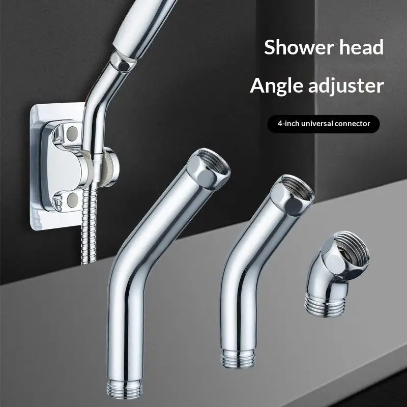 [MA]ABS Shower Head Elbow Adapter G1/2 Connections Shower Extension Angle Handheld Hand Shower Top Spray Elbow[MA]