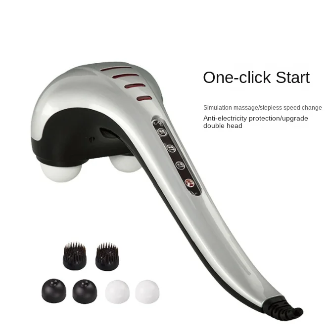 Massager stick massage hammer neck waist hand-held multi-function body tapping meridian hammer back massage hammer