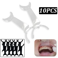 Retractor Dental de doble cabezal, Retractor de labio superior e inferior, mejilla Intraoral para adultos/niños, abridor de bocas, herramienta de dentista, 5/10 Uds.
