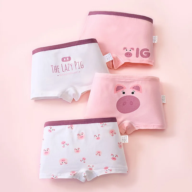 

Girls Underwear Cotton Underpants for Kids Cartoon Print Children Boxers Teenager Panties Baby Briefs Clothing