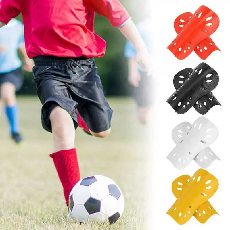 Football Shin Pads 1pair Breathable Soccer Training Shank Board Football Equipment Protective Gear Breathable Shin Guard Soccer