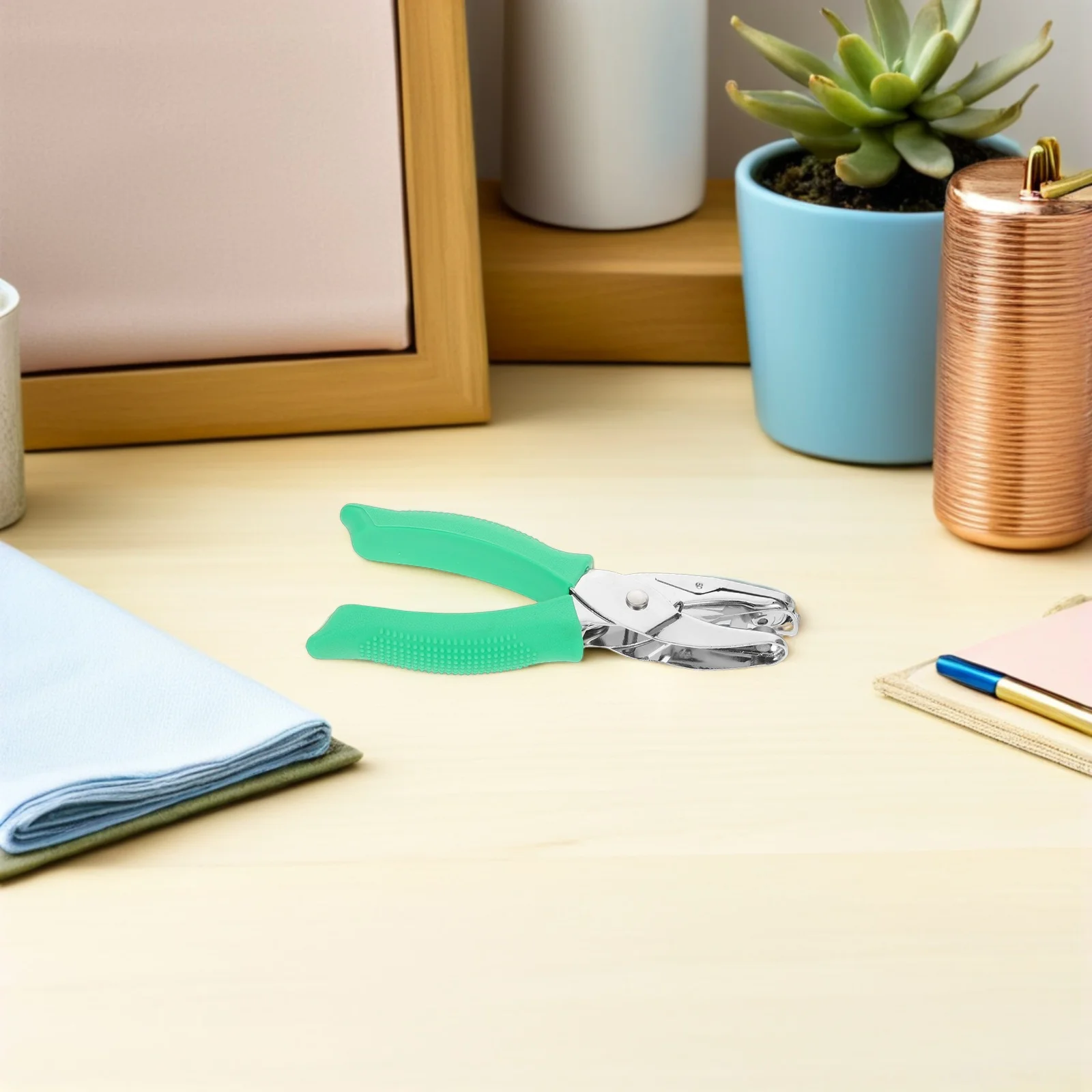 ثقب واحد متعدد الاستخدامات لمختلف سمك الورق وعشاق الصياغة والمحترفين المكتبيين، عملية سهلة