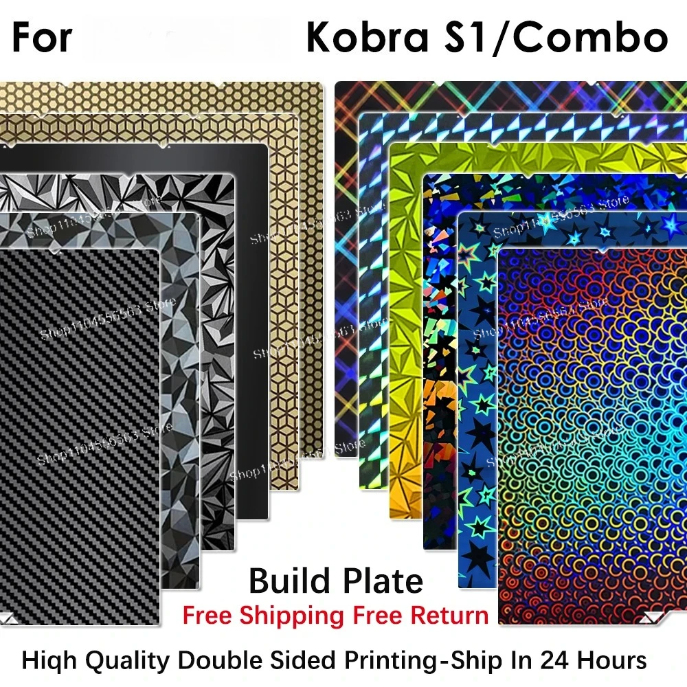 Suitable For Kobra S1 Build Plate Upgrade Smooth Kobra S1 Buildplate 250*250 Bed Pei Honeycomb Double Side Kobra S1 Accessory