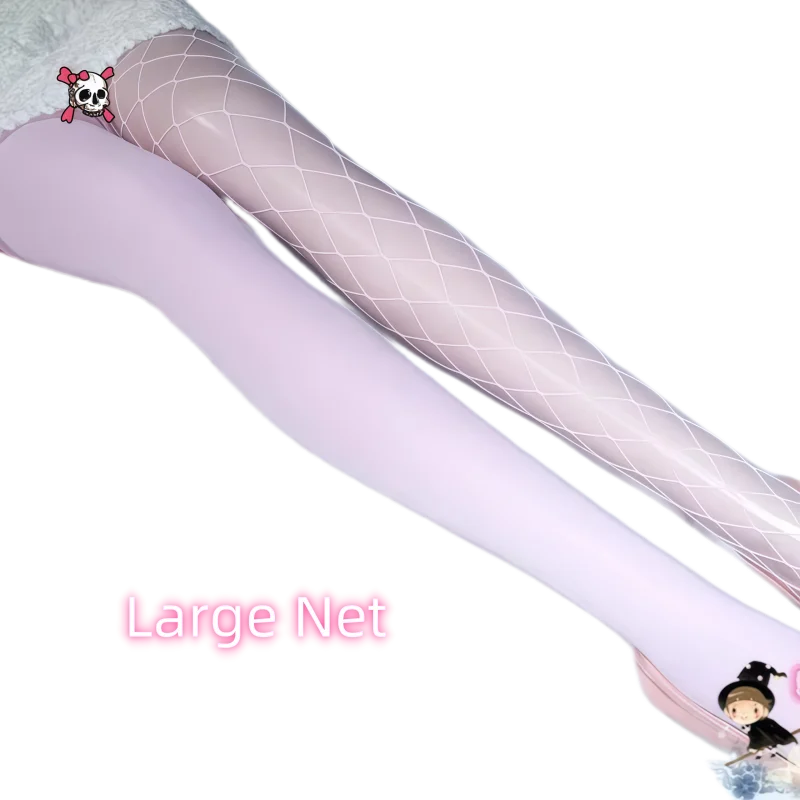 2026 Frühjahr/Sommer Damen 80D D-Strumpfhose, einbeinige Netzstrumpfhose, asymmetrische Strumpfhose, kombinierbare Strumpfhose – Detail 4
