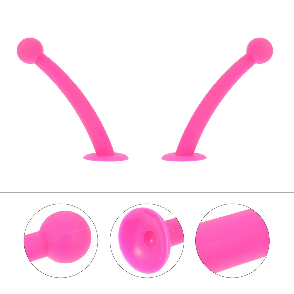 4Pcs Lightweight Silicone Suction Cup Tentacles Decor for Motorcycle Helmets Creative Flexible DIY Accessories