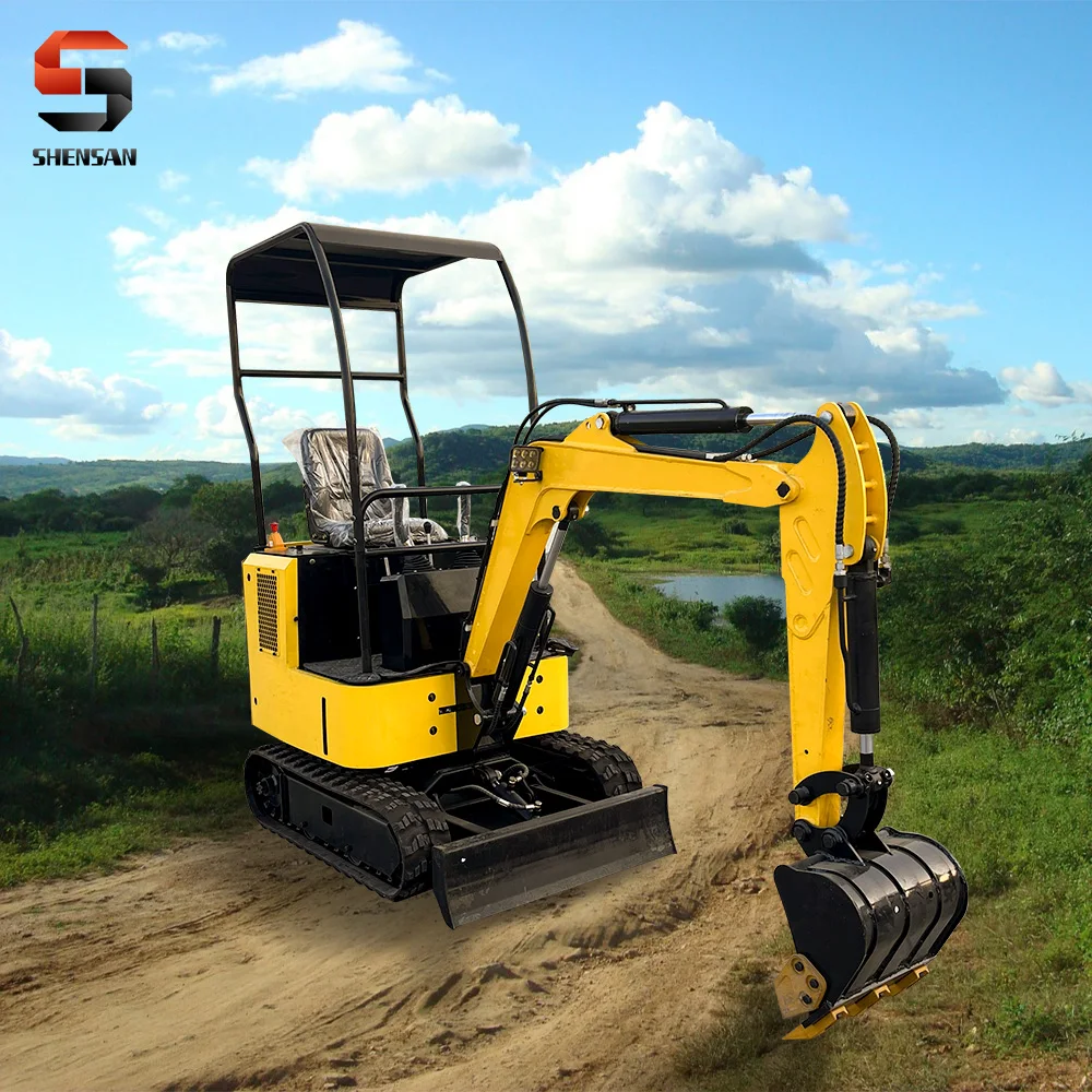 Crawler excavator with breaker hammer driller grabber digger bagger hydraulic mini micro small rubber track in severe customized