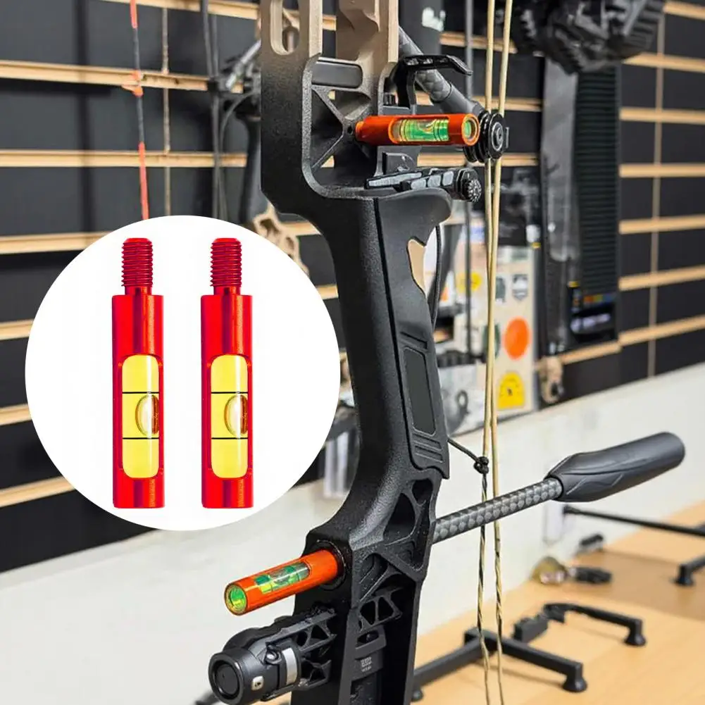 القوس S أداة 1 أو 2 قطعة ثقب البرجر القوس مستوى خفيفة الوزن الرماية الراحة العالمي المسمار في مجمع القوس ضبط أداة التسوية #5