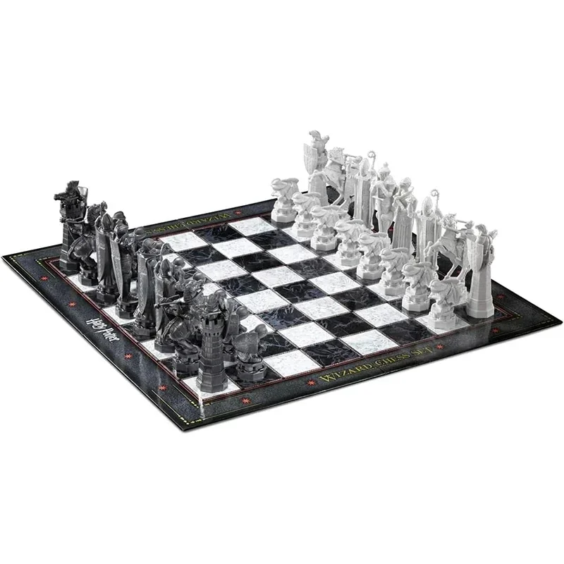 Hot Harries Movie TV Hogwarrts Final Challenge Interactive Game Pottered Chess Action Toy Wizard Chess Board Set for Kids Toys
