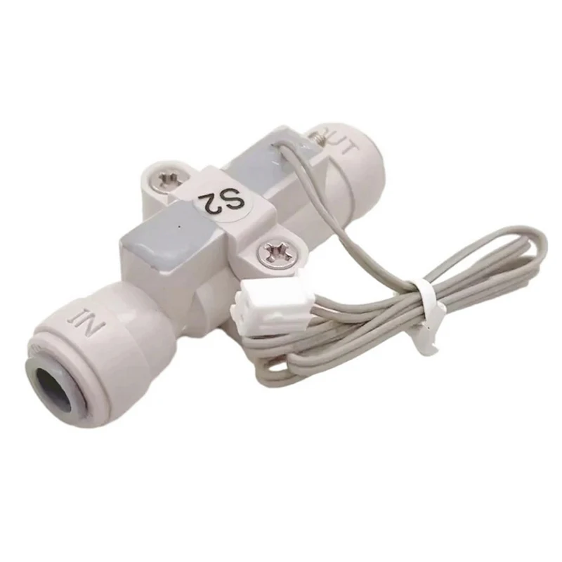 عالية الأداء 1/4 "مفتاح تدفق المياه البلاستيك مفتاح تدفق المياه مستشعر التحكم في تدفق المياه لموزع تنقية المياه