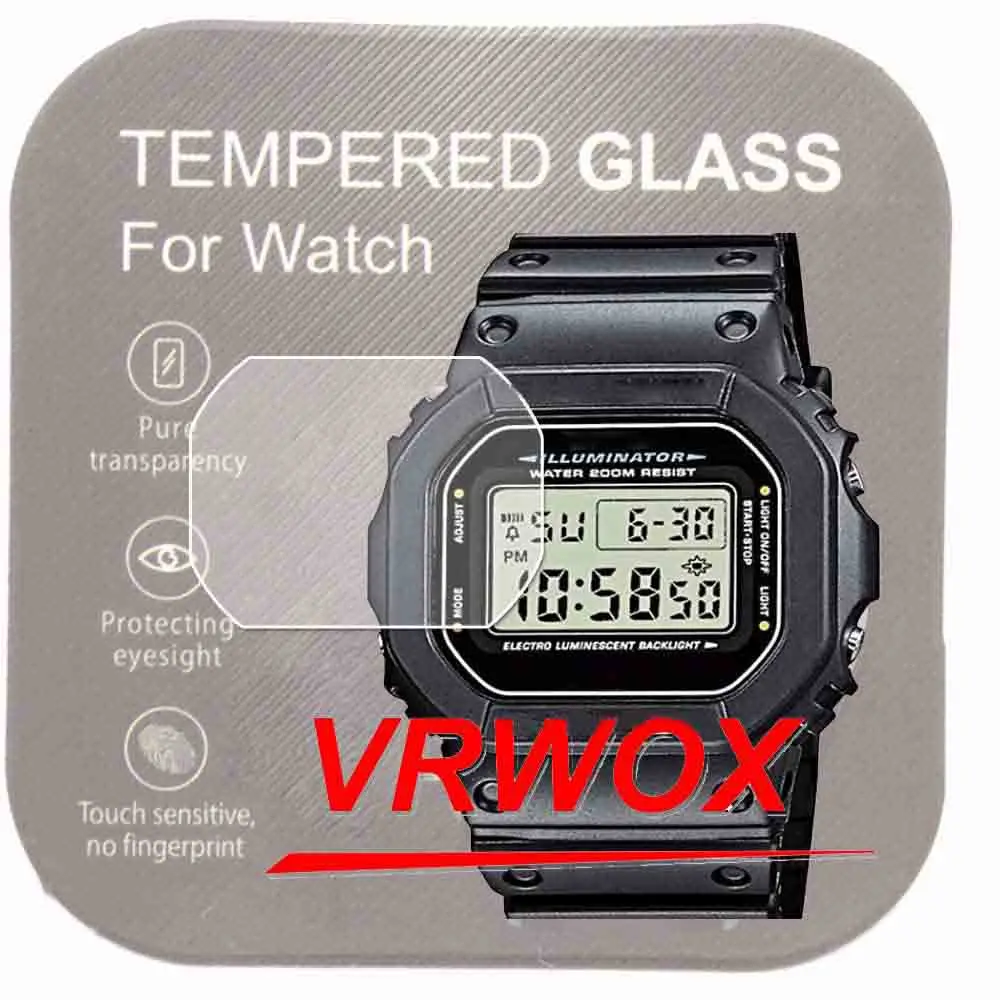 

3Pcs Glass For DW-5600 GBD-200 GBX-100 GX-56 B5600 GMW-B5000 GM-5600 GW-5000 GM DW-6900 Watch Scratch Resistant Screen Protector