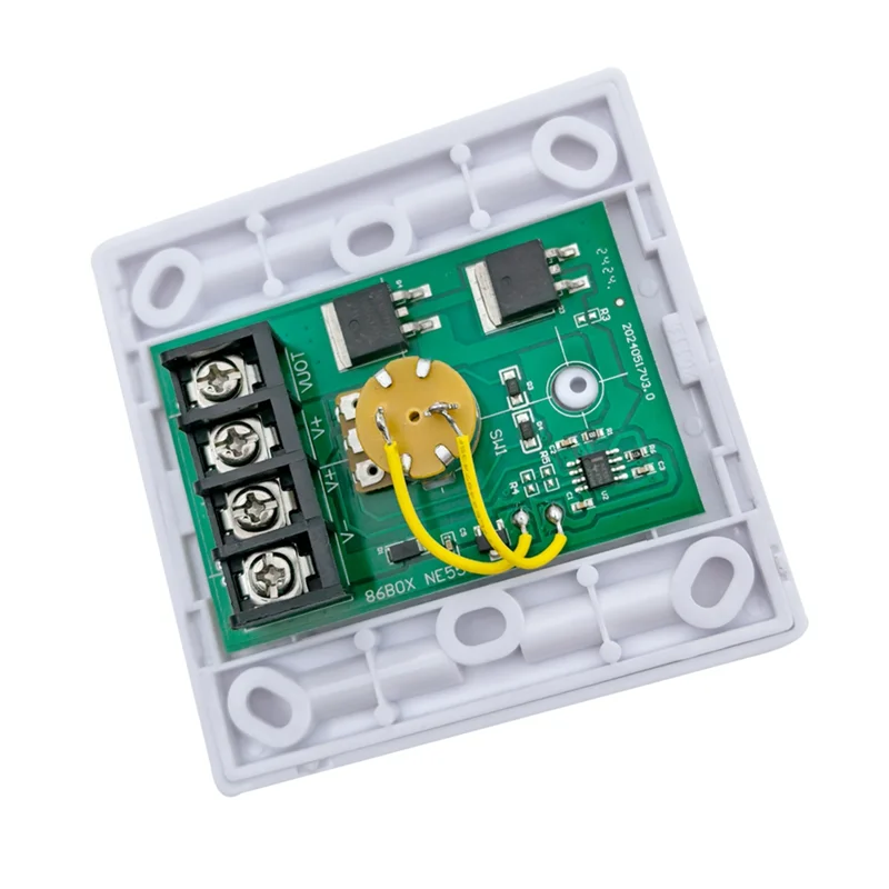 [NEW A09R!】 LED Light Strips Dimmer Switch 86 Type Wall Light Adjustable Brightness Rotary Knob Controller