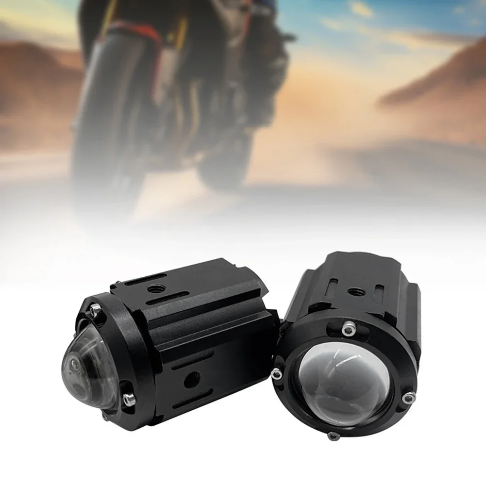 

Electric Bicycle Headlight Dual-color Alloy Waterproof Front Mounted Spotlight E-bike Front Lamp For Night Riding Cycling Parts