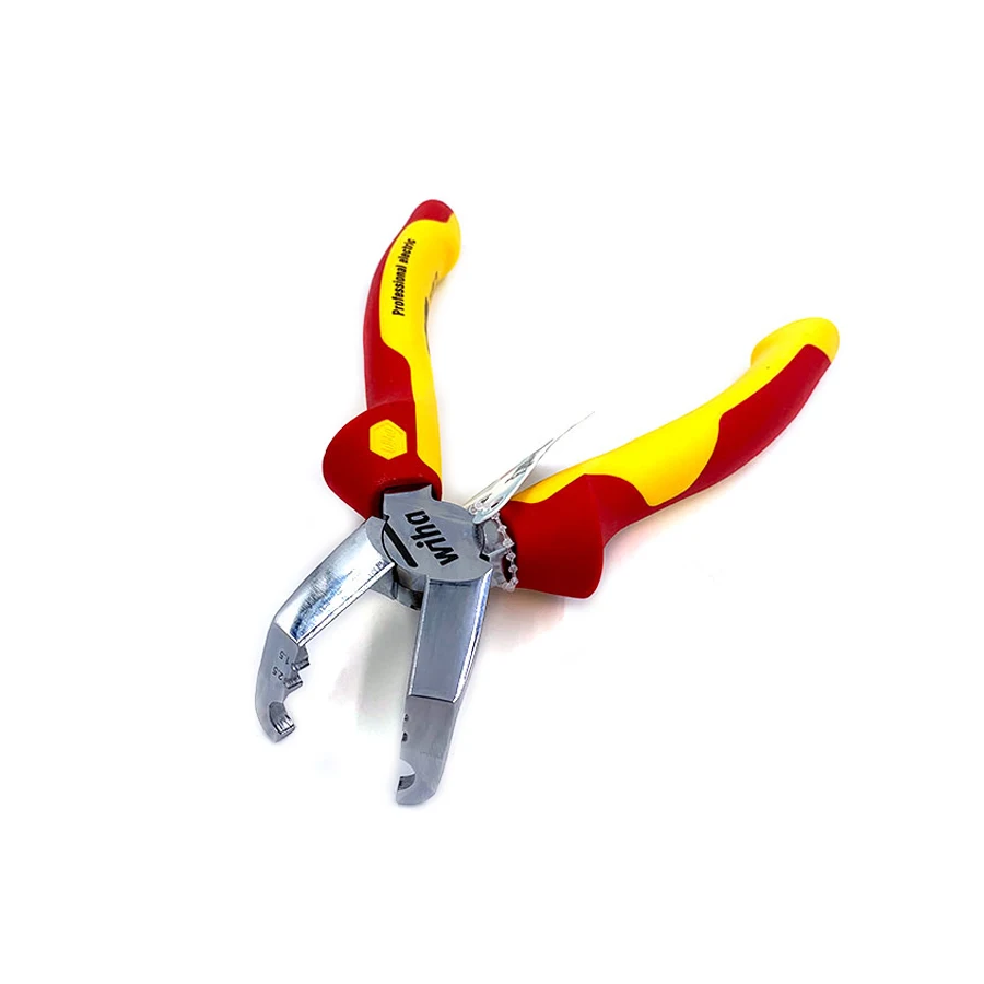 Wiha 38552 Multifunctional Insulated Pliers TriCut Classic Installation Pliers Professional Electric Stripping Plier 170mm 1000V