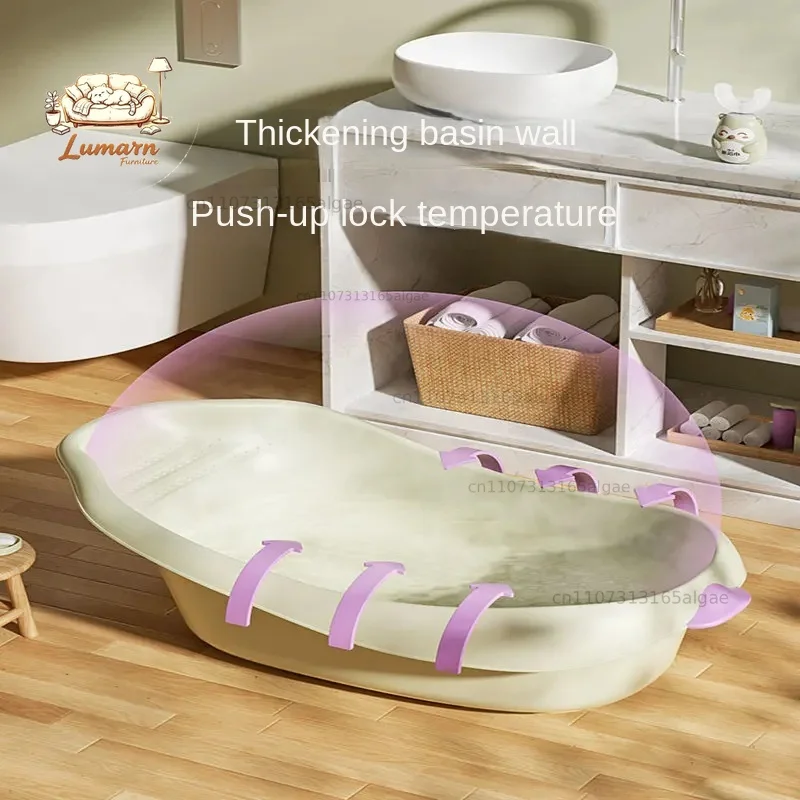 Newborn Large Bath Tub Children Can Sit and Lie Down Suitable for 0-3 Years Old Comfortable and Spacious Ideal for Infants