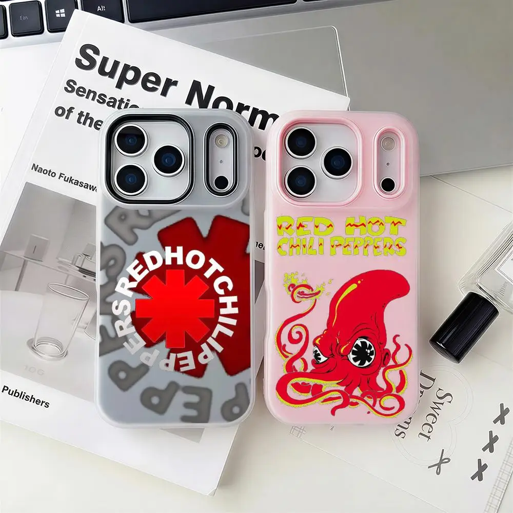 

Чехол для телефона Red Hot Chili Peppers 2-в-1: съемный прозрачный чехол со слотом для карт и фотографий для iPhone 12-17