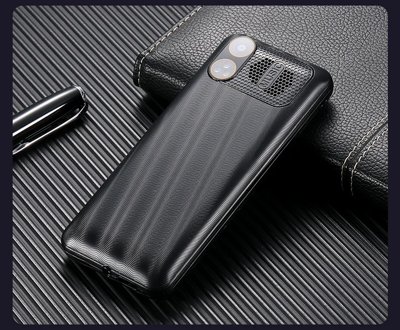 YEEMI K3 Super Thin Mobile Phone 2.4inch HD Screen GSM 2G Dual SIM Card Long Standby Flashlight Camera Type-C Button Phone