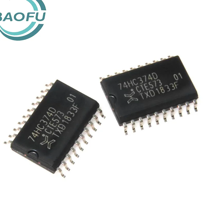 Newly imported original 74HC374D SOP20 wide body 7.2MM eight channel D-type trigger