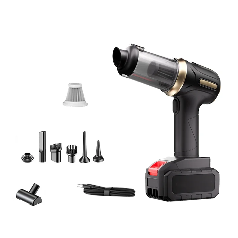 

Y42A-Автомобильный бытовой пылесос Мощный пылесос 21000PA Очиститель Бытовой мини-фен