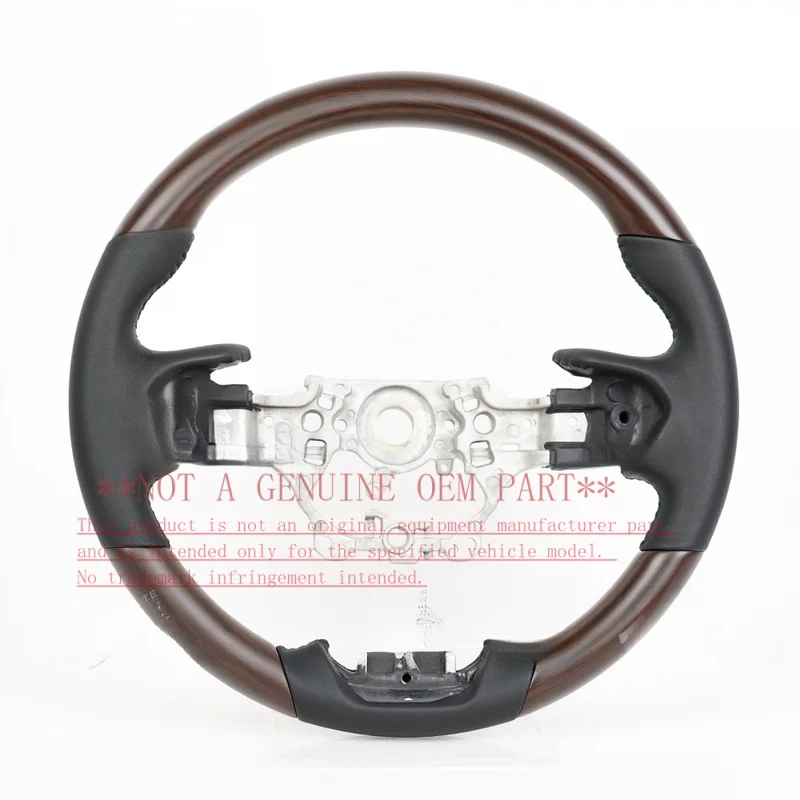 For 22-24 Lexus LX600 NX250 350 450H Wood Modified Steering Wheel Horn Cover Shell Decorative