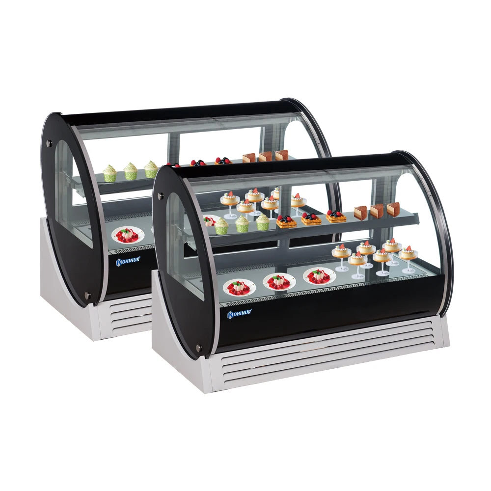 

Supermarket Counter Top Cake Chiller Single-Temperature Display Showcase Fridge
