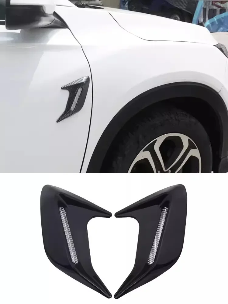Universelle Auto-Haifischschwangen-Seiten-/Motorhauben-Luftauslass-Dekorationsaufkleber Zierleisten-Abdeckung Auto-Styling – Detail 1