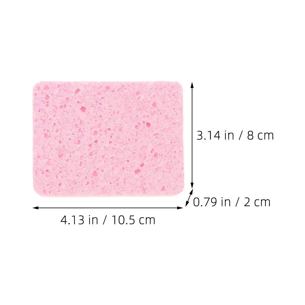 ฟองน้ำสำหรับระบายสี 4 ชิ้น แผ่นฟองน้ำสำหรับงานศิลปะ ทำความสะอาดจาน สำหรับแปรงทาสี