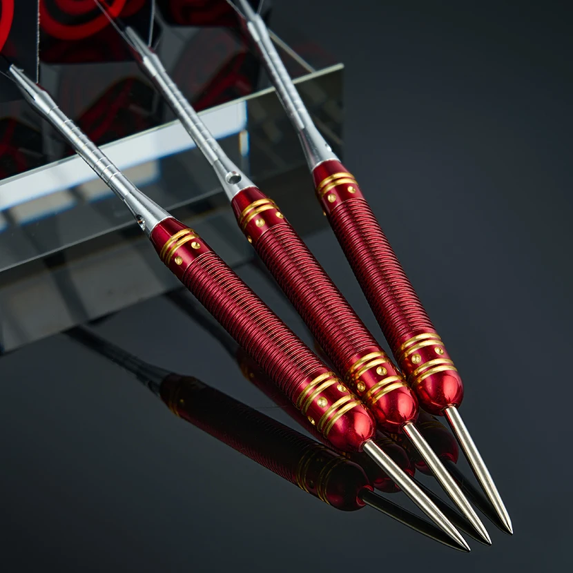 3 pcs 21g electroplated red copper darts metal tip darts color box set professional training competition darts