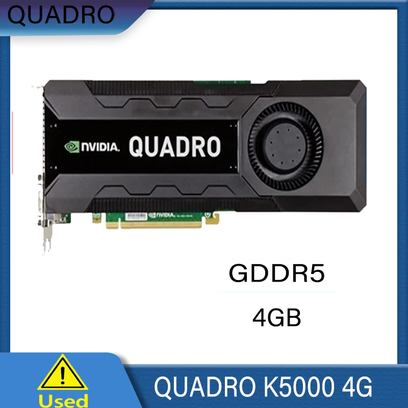 Quadro K5000 4GB DDR5 PCI-e Graphics Card Professional Graphics Card 2x DisplayPort, 2x DVI K5000 4G 706 MHz