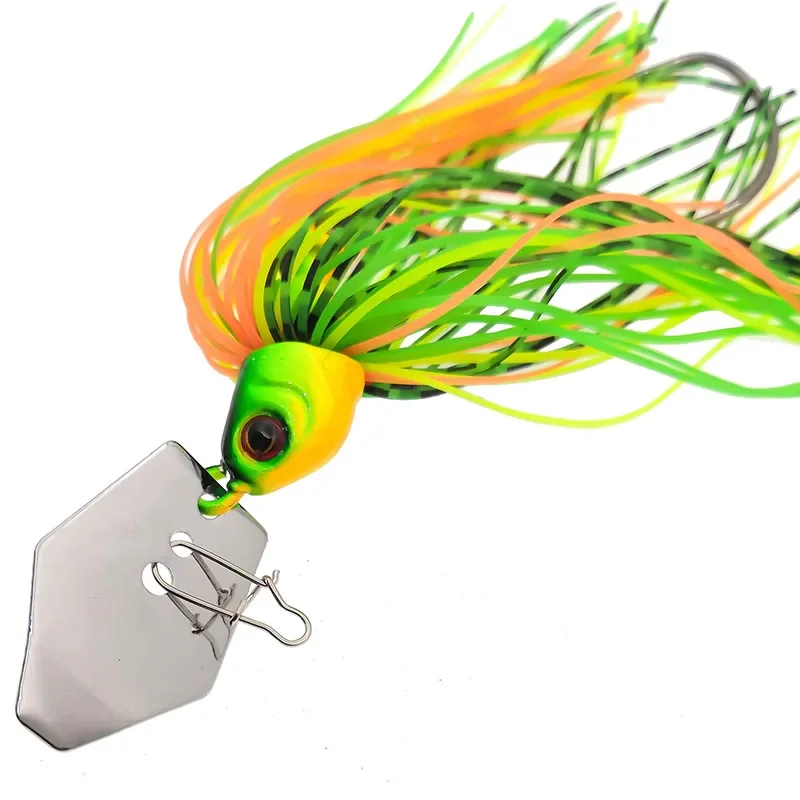 Spinnerbait OUTKIT falda silicona cuerpo metálico - imagen 4
