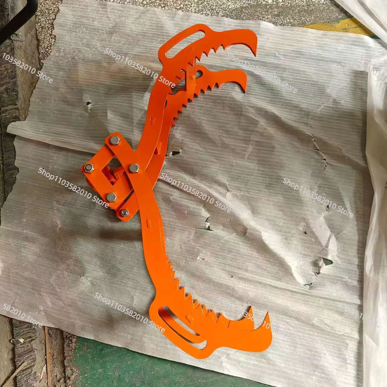 28 Log Lifting Pliers 4 Claw Log Pliers Steel Log Grab 1000 Pounds Lifting Rotary Grab