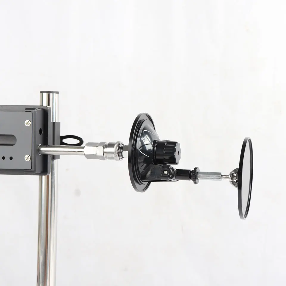 Fredorch 섹스 머신 부착물 흡입 컵, 흡입 컵, 부드러운 접지 커넥터, 고정 수동 딜도, 각도 조절 가능