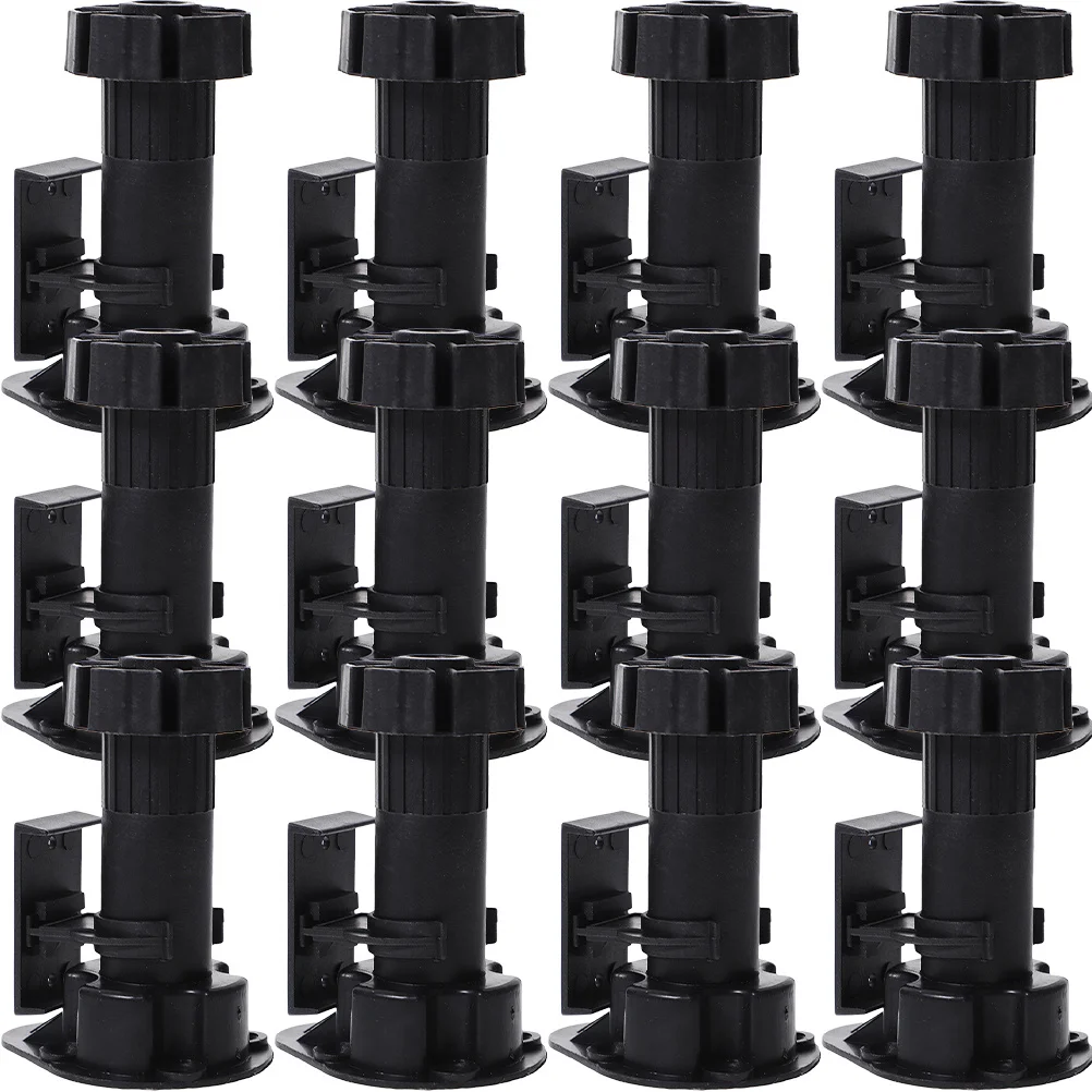 ตัวปรับระดับขาเฟอร์นิเจอร์แบบเกลียว 12 ชิ้น รับน้ำหนักได้ดี ปรับระดับได้ สำหรับตู้ ใช้ในบ้าน ร้านกาแฟ ร้านอาหาร เพื่อความปลอดภัยของพื้น
