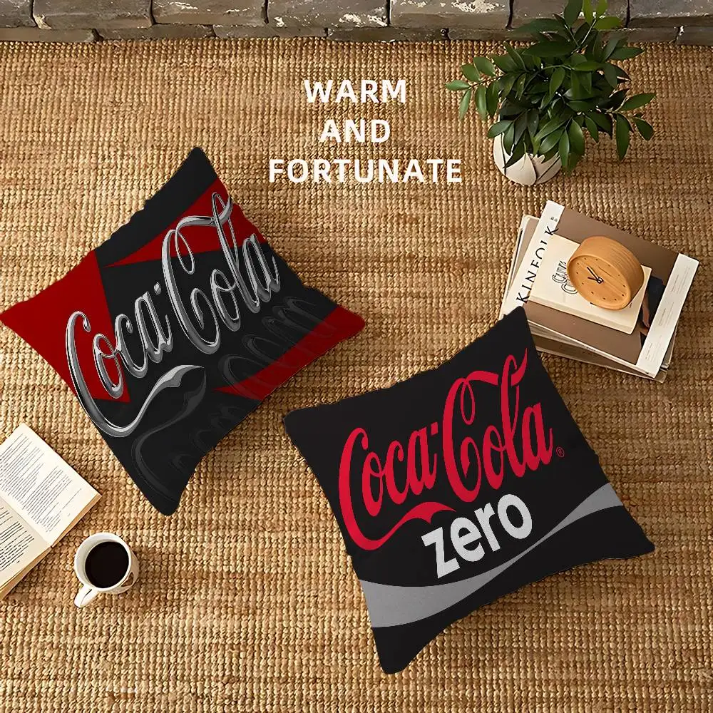 C-COCA-COLAS Kissenbezug Kissenbezug Polsterung Sofa Dekokissen Home Decor Kissenbezug