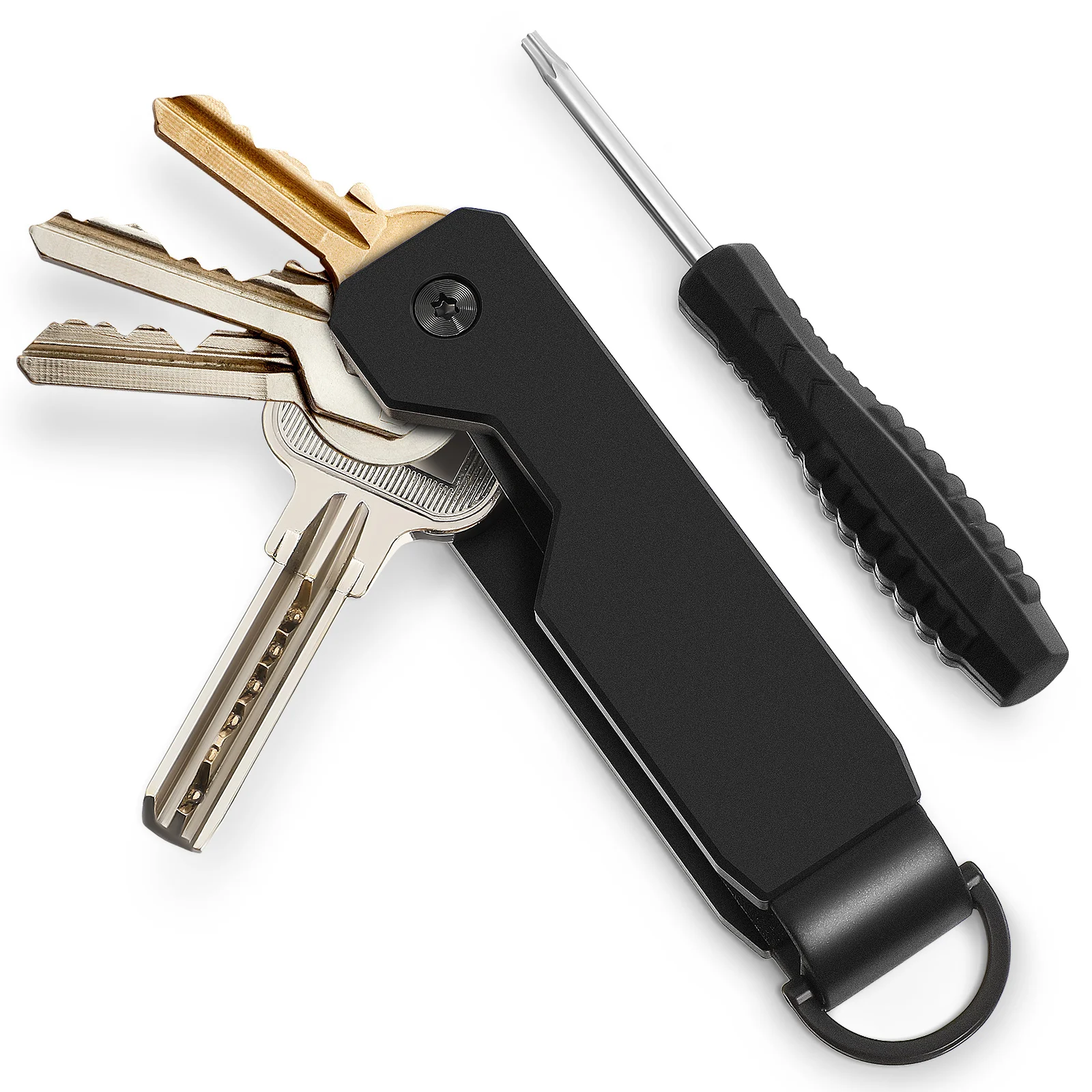 

Metal Keychain Keyring Organizer Holder for Aluminum Alloy Compact Man Organizers