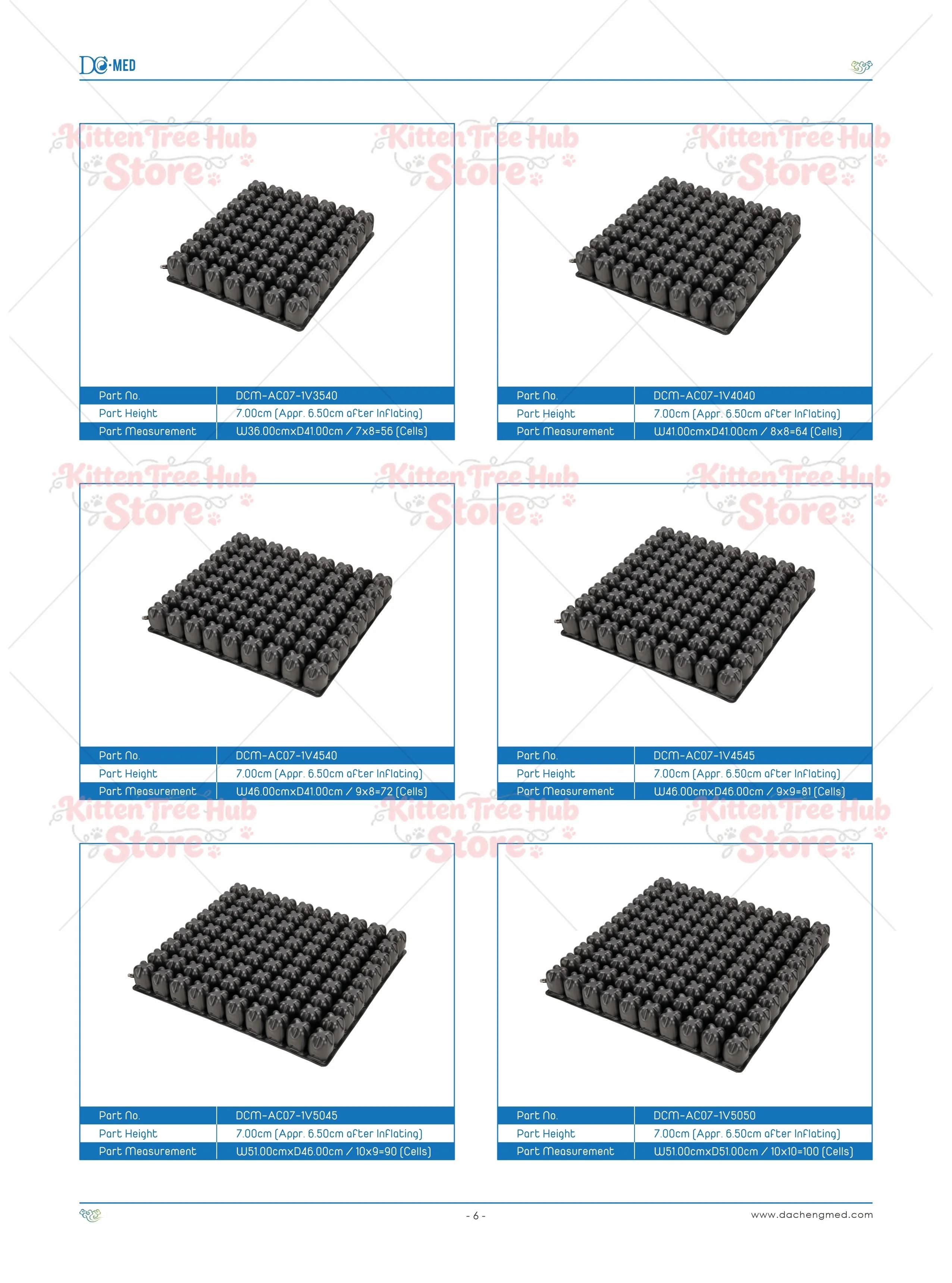 Variety of Sizes  Cushion,  TPU, PVC Inflating  Air Cell  Cushion
