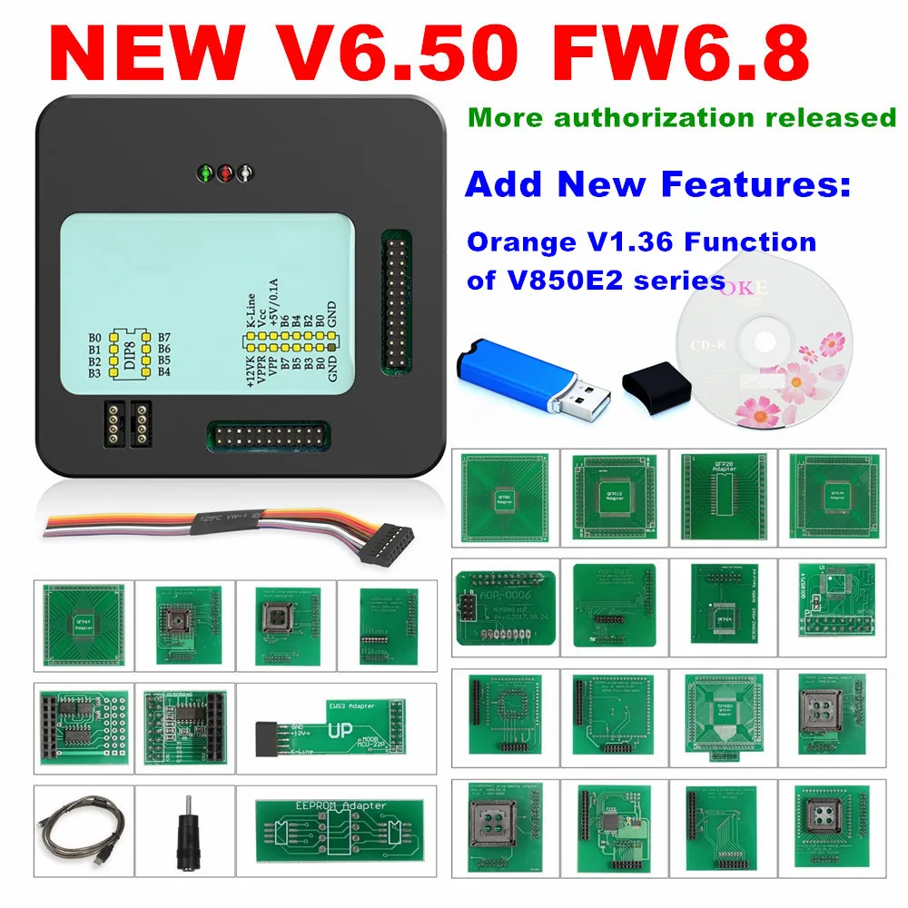 Hoge Kwaliteit XProg-M Xprog M 6.26 6.50 Volledige Adapter Tuning Programmeur Tool Chip X Prog M 5.55 XPROG V6.5/V6.26/V5.55