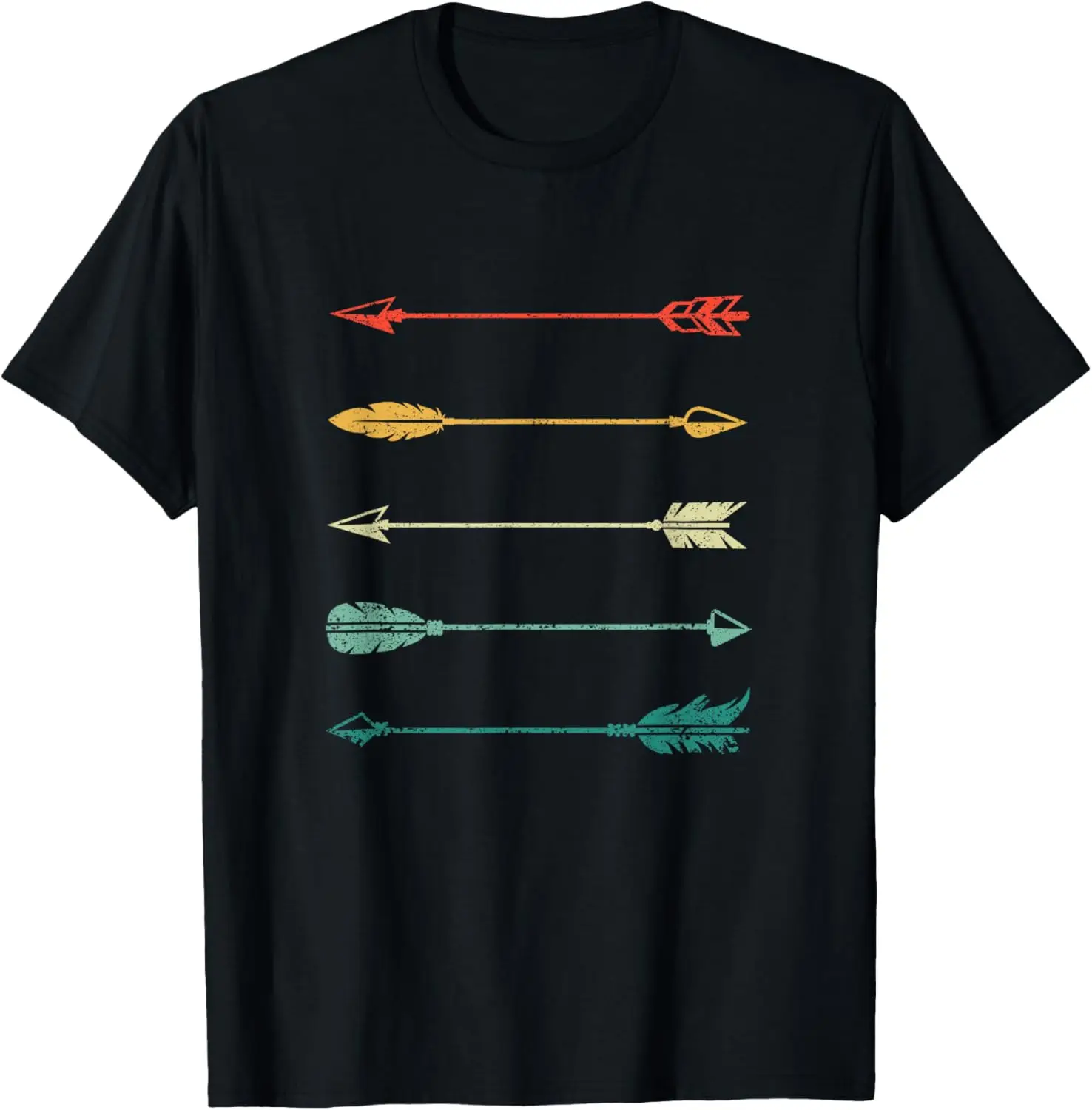 Retro Arrow Traditional Archery Bow Hunting Retro Tshirt Summer Streetwear Top Women's Tshirt Graphic T Shirts Summer Streetwear