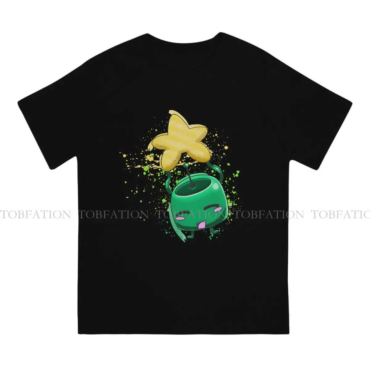 Postcard Junimo Stardew Valley Men T Shirt Cotton Grunge O-Neck Tee Shirt Harajuku Clothing