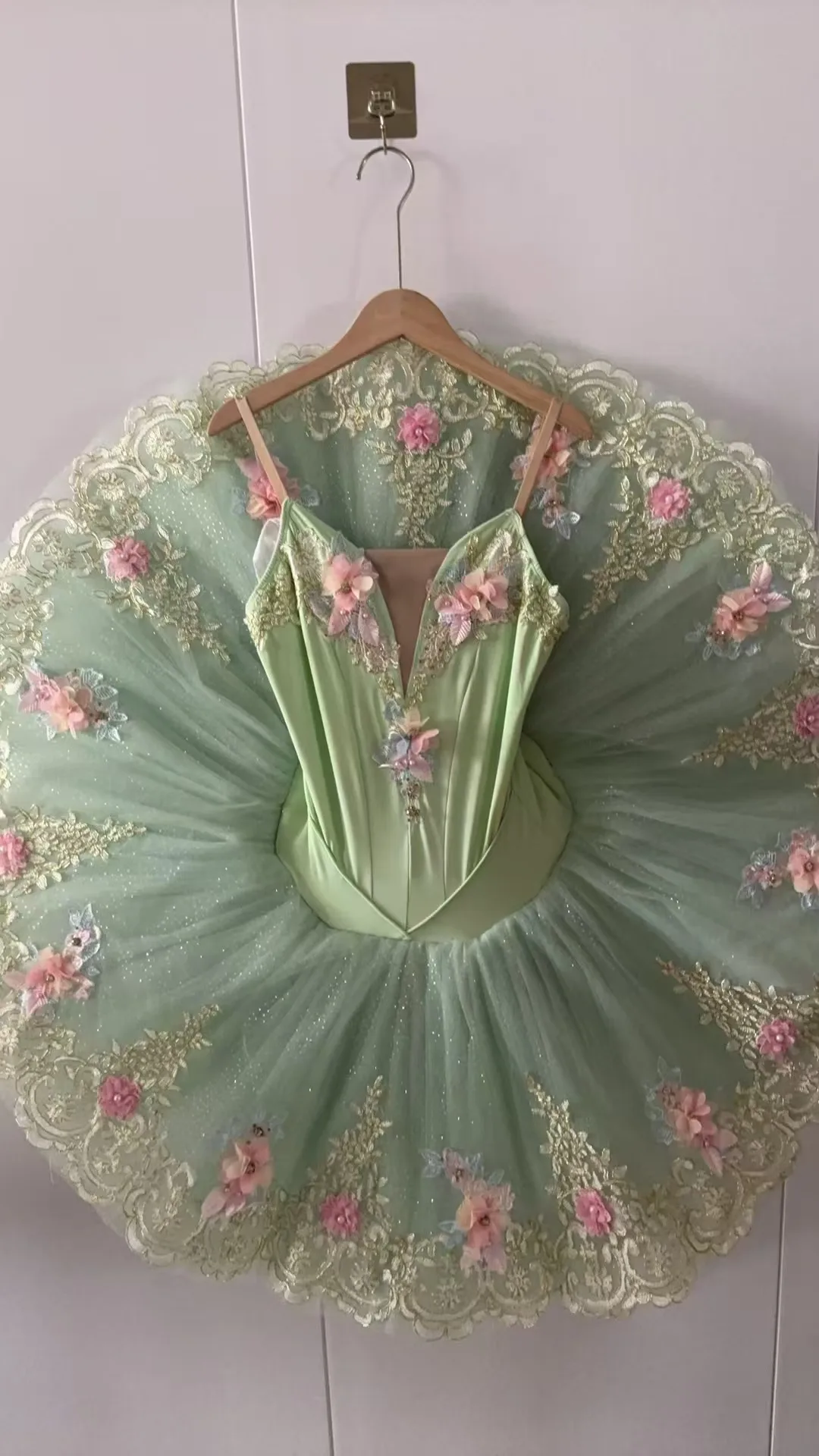 Ragazza Nuova gonna da balletto classica Pancake Tutu costumi su misura Stile elastico e semplice