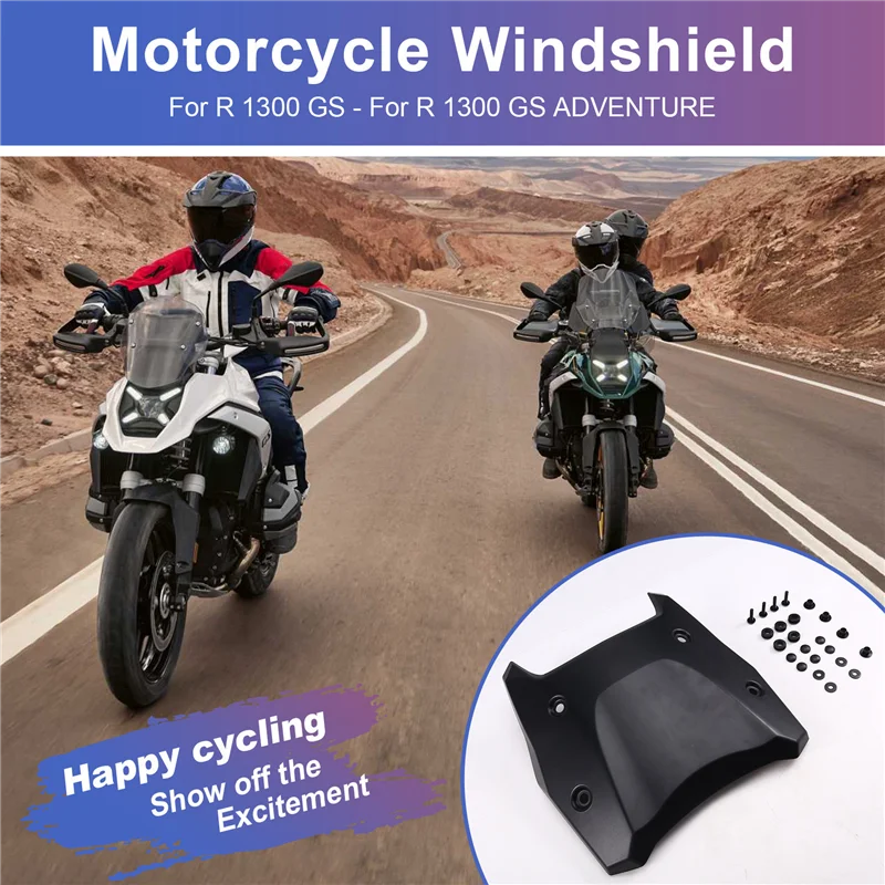 A80X-For BMW R1300GS حاجب الرياح شاشة ملحقات الدراجة النارية الزجاج الأمامي لسيارات BMW R1300GS #6