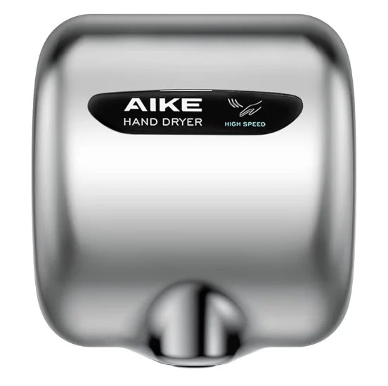 CUL Certified Surface Mount Hand Dryer AK2800B High-Speed Polished Stainless Steel Fast Heating Eco-Friendly for Hotel