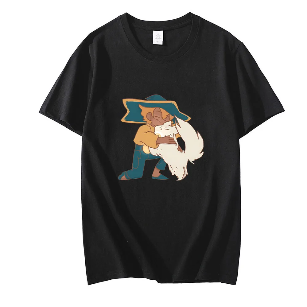 Spiritfarer Game T-shirt Graphic Printing Cotton Tee-shirt Short Sleeve New Tshirt Comfortable Футболки Cartoon Manga Tees Tops