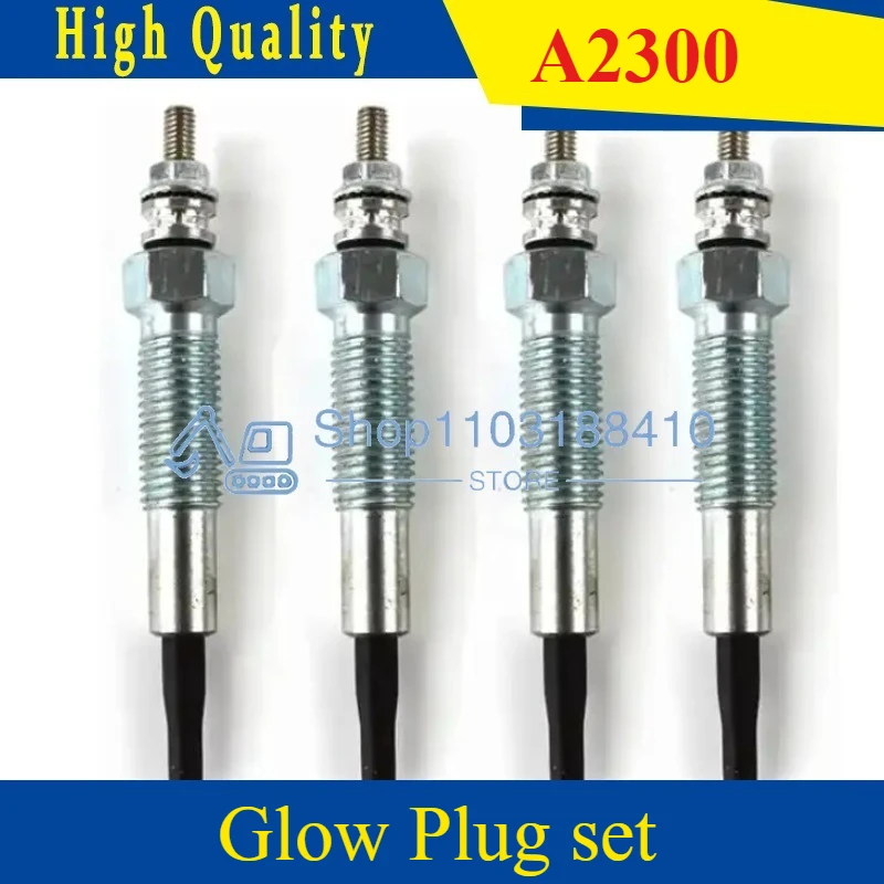 

4piecs/1lot New Glow Plug set 4900224 Replace For Cummins Diesel Engine A2300 Nissan G10 N16 2000-14 Engine 1.5