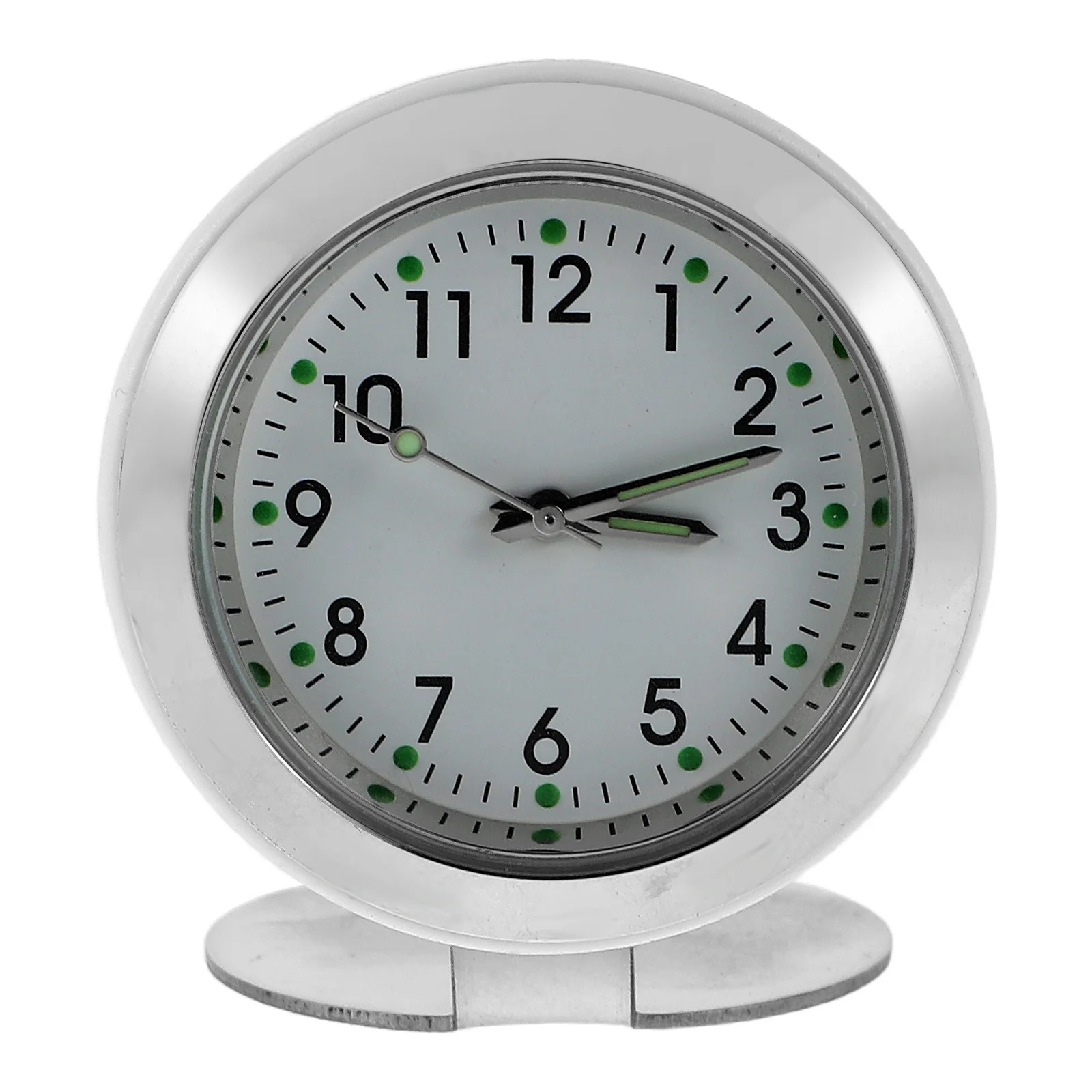 

Car Dashboard Clock Mini Self-Adhesive Bracket Stylish Design Accurate Time Display Night Driving Safety Electronic Car Clock