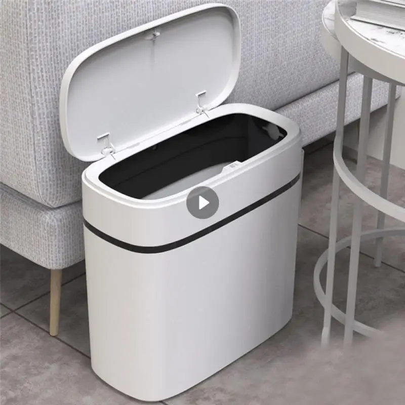 Bathroom Trash Can Not Easy To Spread Out Waterproof Penetration Approximately 31.6 * 16 * 29.8cm High Quality Narrow Design