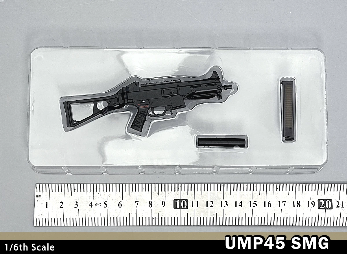 

NEW 1/6 scale UMP45 SMG Submachine Gun Weapon Model 77027 for 12inch Action Figure Military Soldier Army Collection Toys